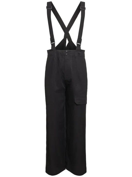 Y-3   Tech suspender pants 