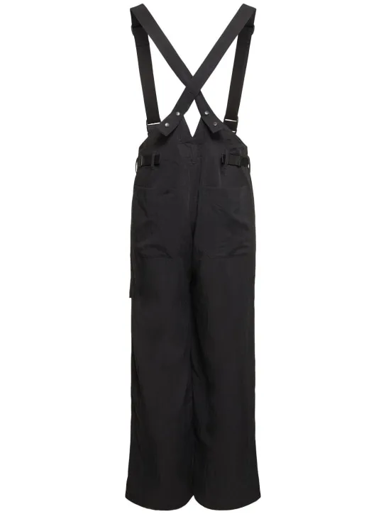 Y-3   Tech suspender pants 