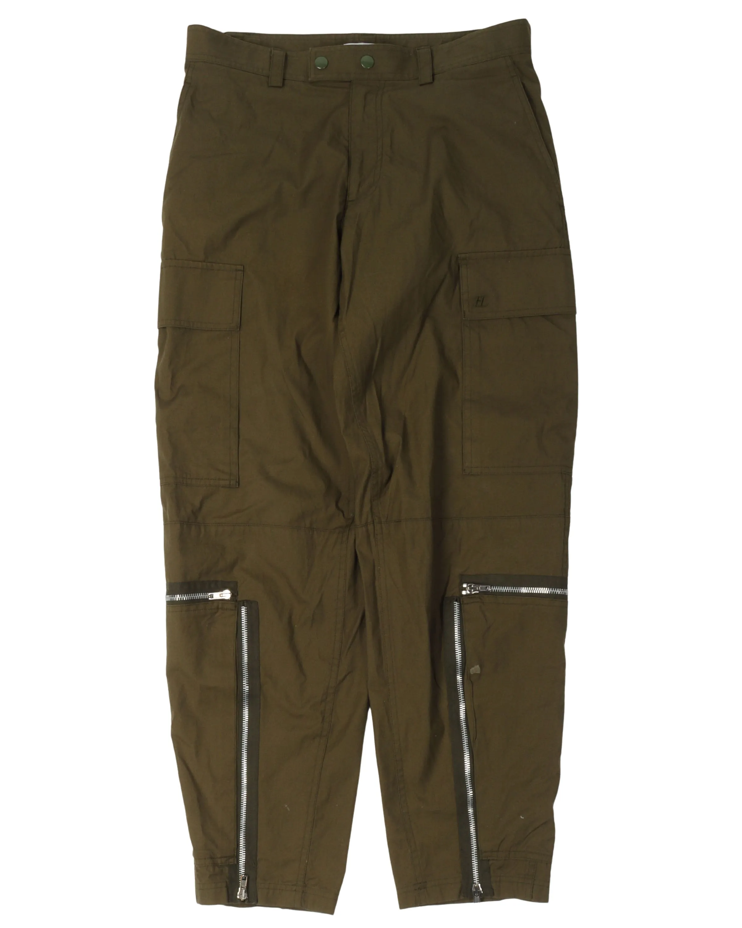 Zipper Cargo Pants