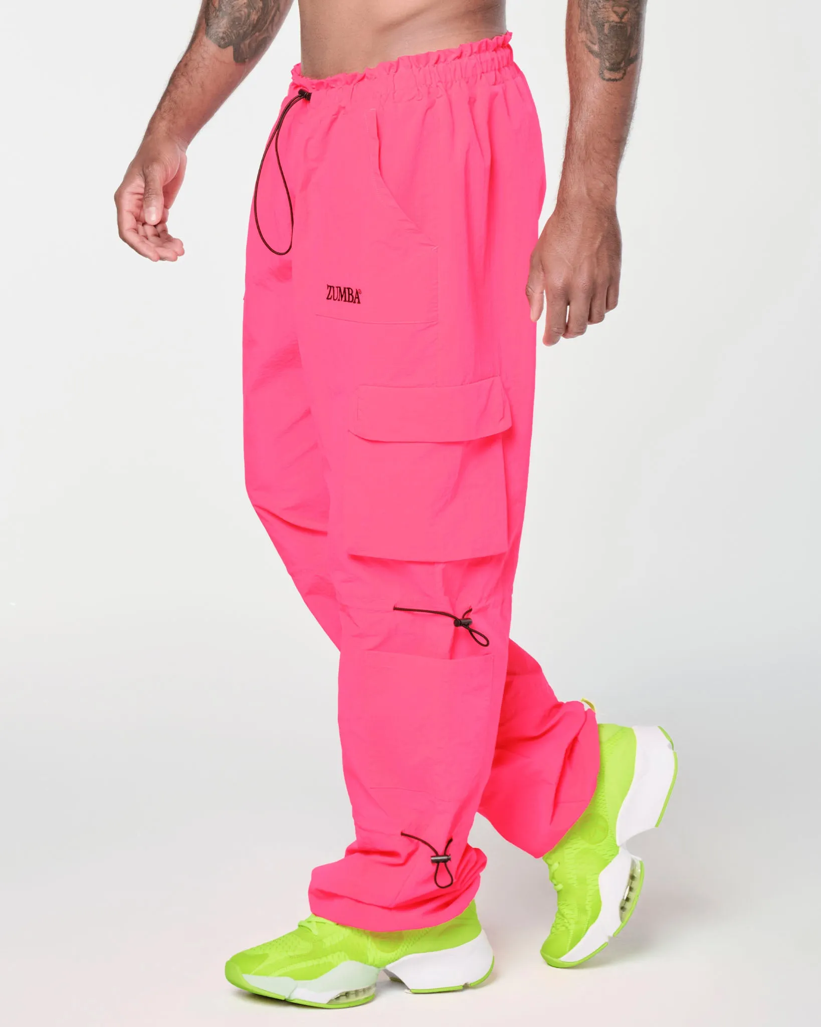 Zumba Prep Cargo Pants With Bungee Details
